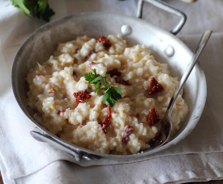 Risotto Livarot AOP et tomates séchées