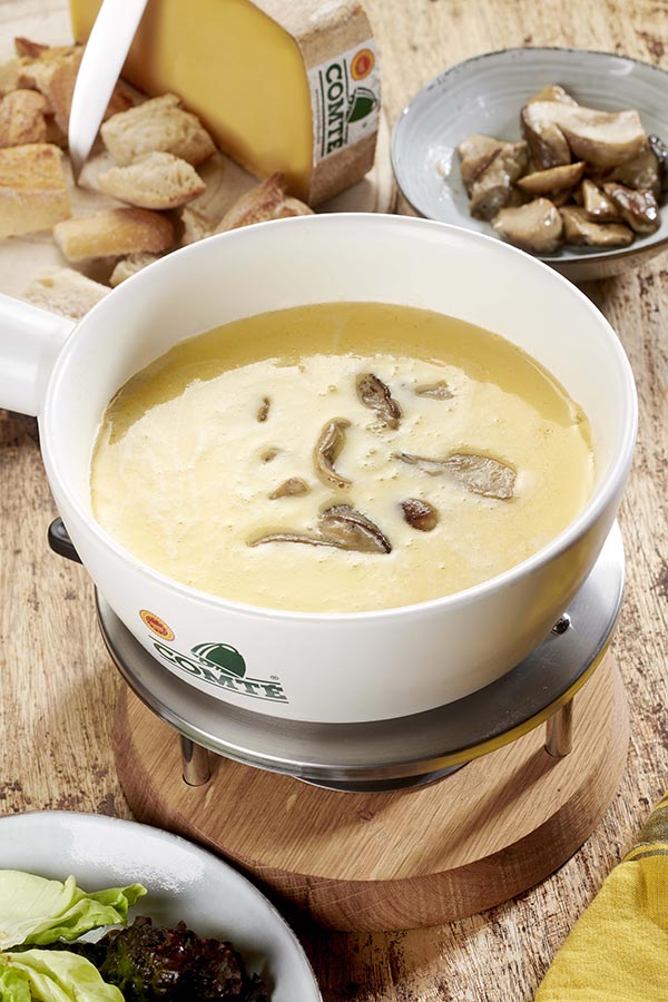 Fondue aux cèpes