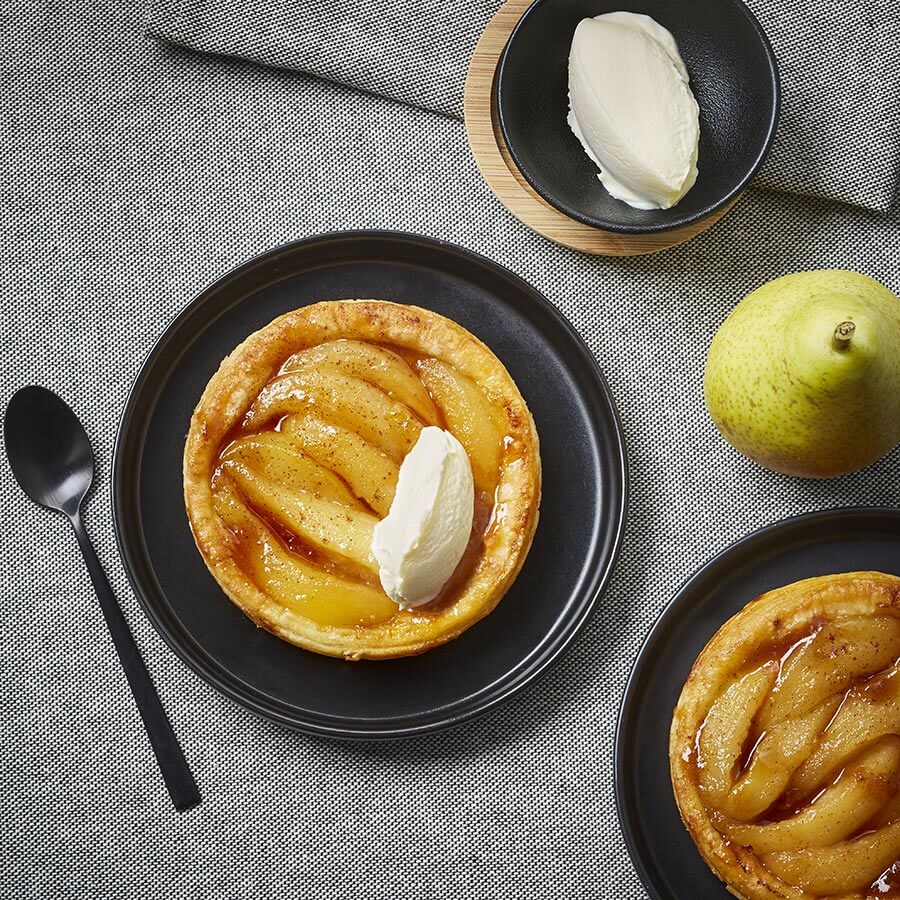 mini-tatins-poires-et-à-la-crème